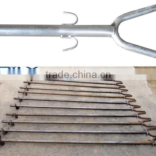 Factory Sale Steel Ground Screw Hook Anchor for Greenhouse Building photo-2