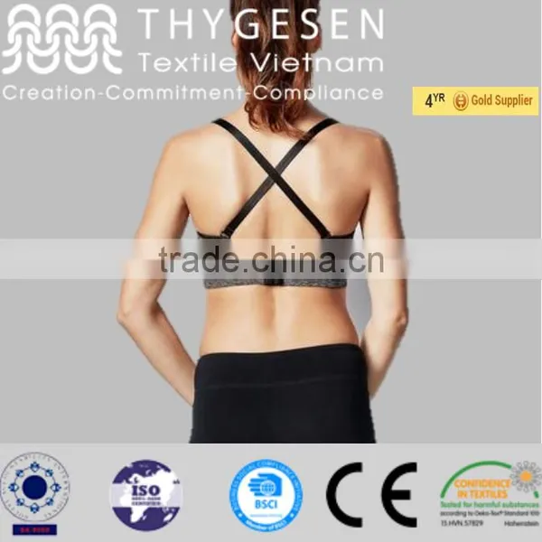 Top Quality Custom Made Spandex Sports Bra photo-4