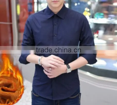 Wholesale OEM Spring Men Long Sleeves Shirts Breathable Polyester Casual Quick Dry Man photo-2