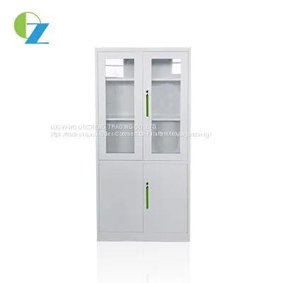 Hot Selling Powder Coating Glass and Steel Swing Doors Cupboard / Cabinet photo-3