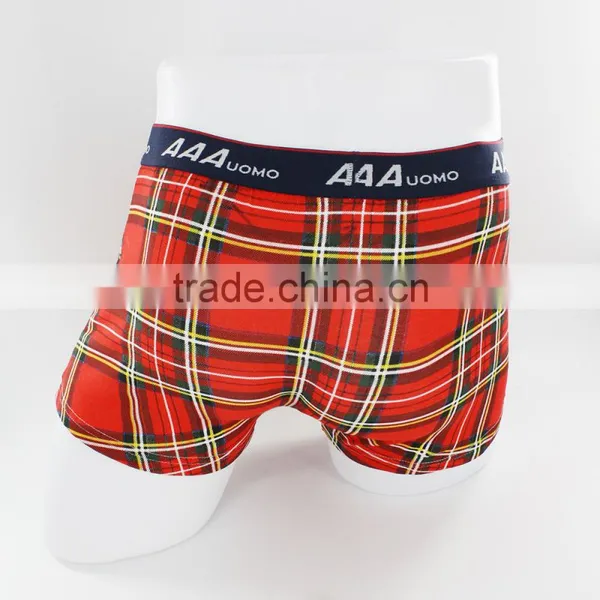 Men Cotton Printed Design Brief Boxer Underwear photo-3