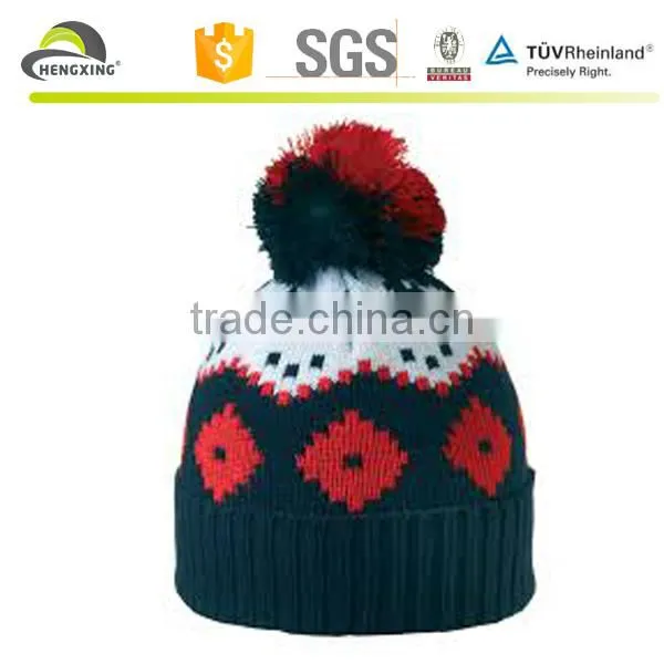 Custom Fold up Knitted Hat and Wholesale Beanies Knitting Hats photo-6