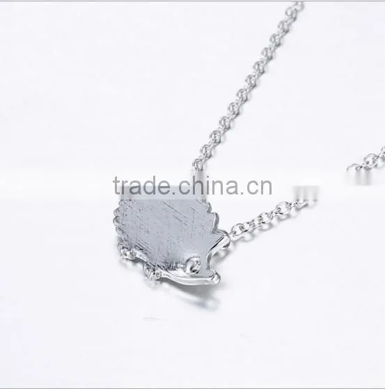 Good Quality Cute Zinc Alloy Pendant Necklace With Couple Birds On Branch photo-6
