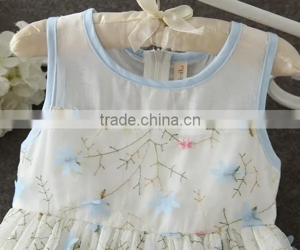 2017 Summer Baby Cotton Frocks Designs Baby Casual Clothes Cheap Vietnam Girls Party Dresses Turkey Childrens Boutique Clothing photo-3