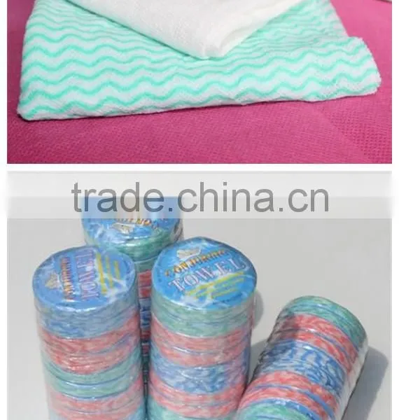 Made 100% Cotton Towel,printed Disposabel Hand Towel,surprise Magic Towel Wholesale photo-2