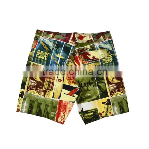 2018 Men's Beach Pants Quick-drying Breathable Printing Boardshorts photo-2