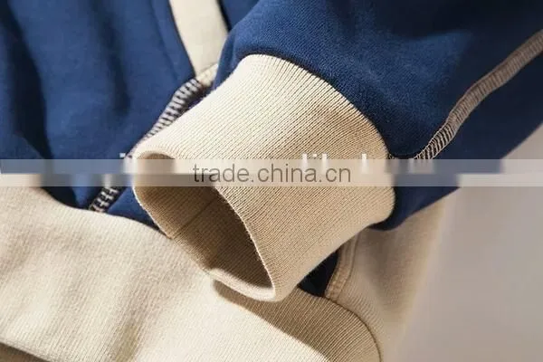 Custom Sweatshirts Cotton Zipper up Kangaroo Pockets Hoodies for Men photo-3