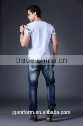 2016 Trendy Mens Cotton t Shirt Custom Fashion t Shirt photo-3