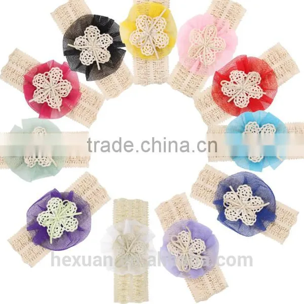 New Product Cheap Fashion Sweet Baby Girls Flower Headband photo-2