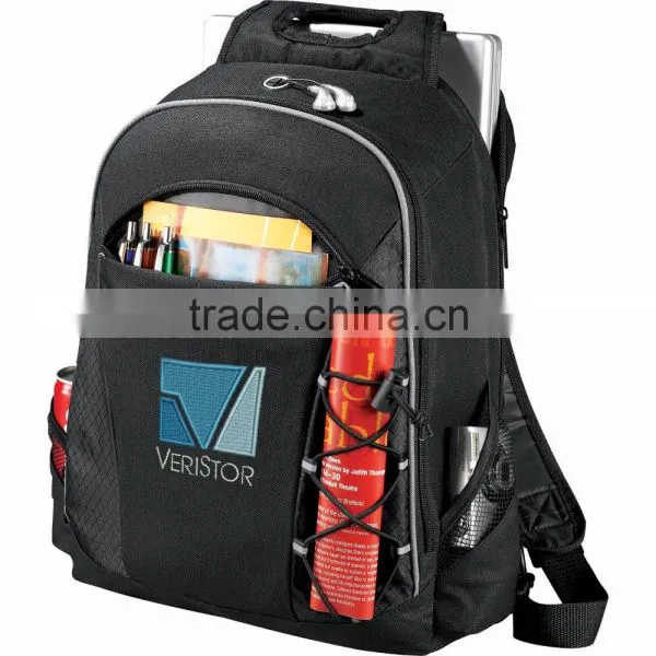 Summit TSA 15" Computer Sling Backpack - Laptop-only Section Unfolds Lying Flat on X-ray Belt and Comes With Your Logo. photo-2