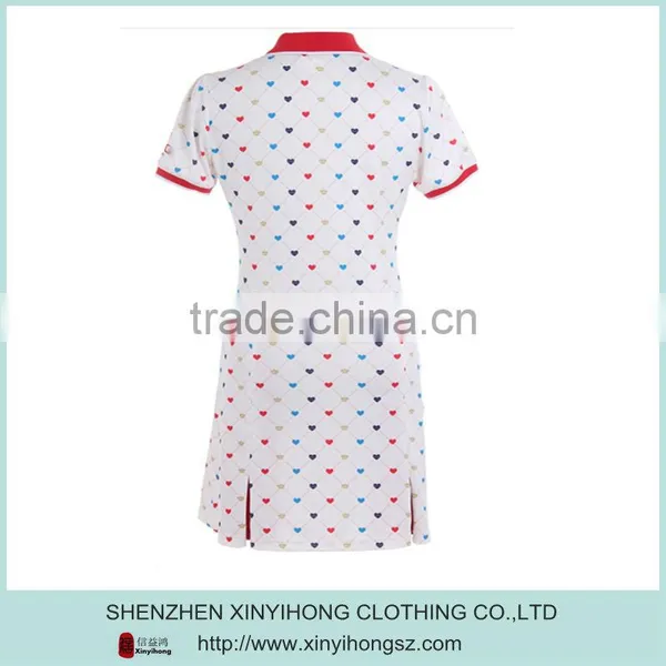 Dry Wicking Golf Wear ,fashion Sublimation Printing Design Golf Dresses photo-2