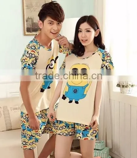 2015 Wholesale Summer Cute Couple Pajamas photo-3