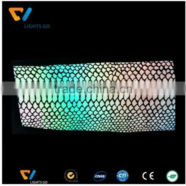 Top Quality Rainbow Color PU Reflective Leather Silver Raw Material for Shoes photo-4