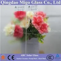 Ultra Clear Anti-Reflection Coated Solar Glass/Low Iron Glass/Solar Tempered Glass With Cheap Price