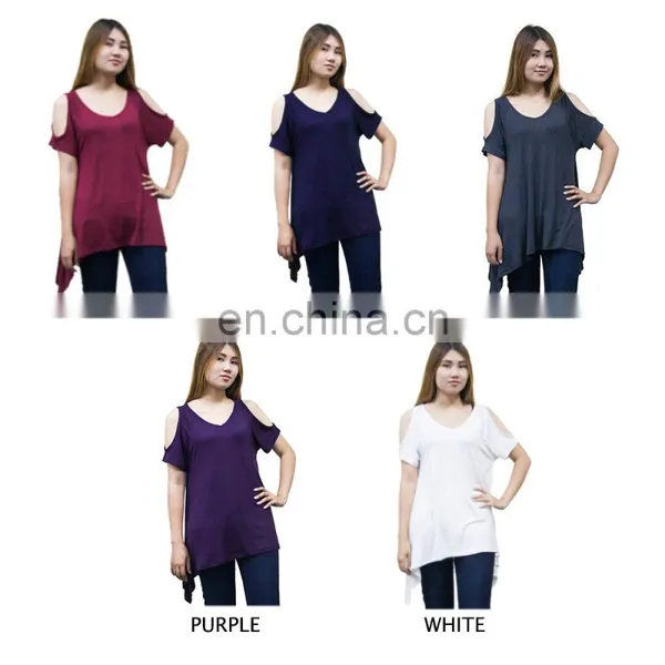 Womens Ladies Dressy Summer Casual Cold Off the Shoulder Tank Tops Shirts Blouse photo-2