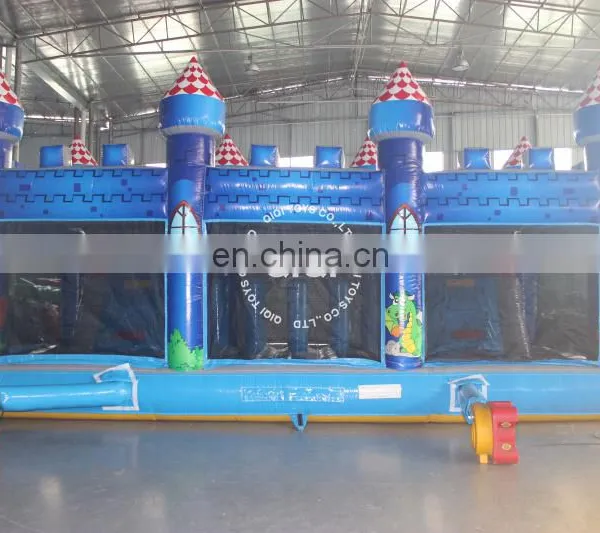 Hot Inflatable Slide House Bounce/Jumping Bouncy Castle With Double Lane Slide photo-5