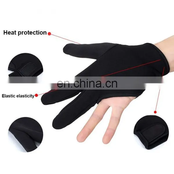 Heat Resistant Barber Hairdressing Styling Hair Curling Heat Resistant Fiber Gloves photo-5