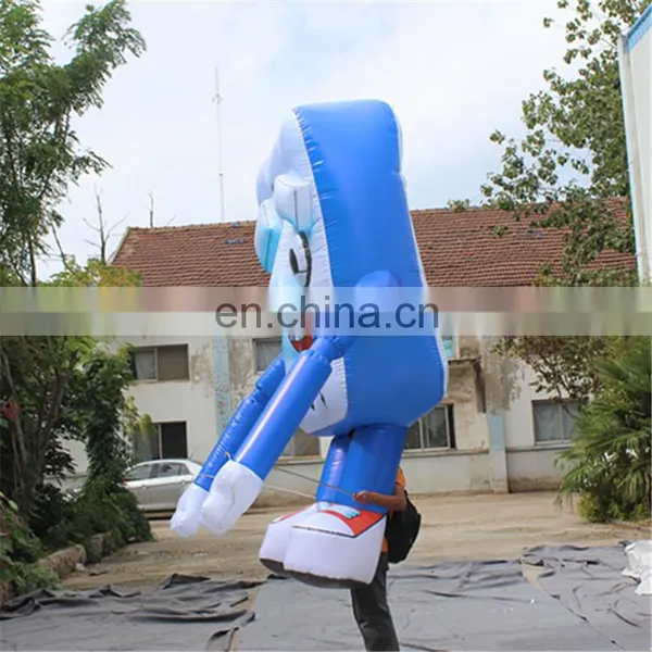 Attractive Cartoon Walking Puppet Ice Sucker Man Inflatable for Advertising&decoration photo-2