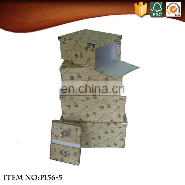 Customized Luxury Paper Folding Storage Box photo-5