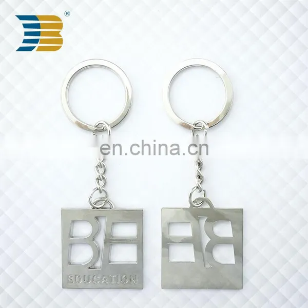 Zinc Alloy Hollow Custom Metal Keychain photo-5