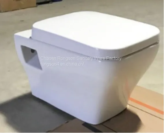 2019 Rimless European Wall Hung Toilet Bidet Cheap wc Toilet photo-5