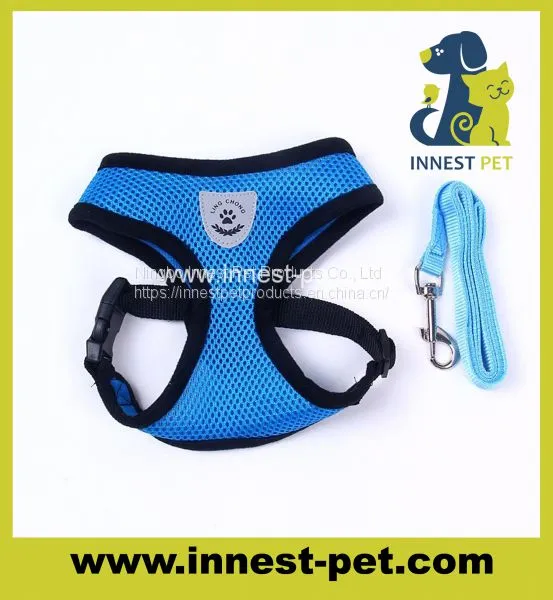Wholesale Mesh Dog Harness With Pet Leash