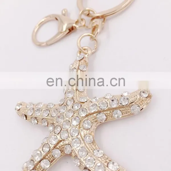 Hot Sale Lovely Starfish Key Chain Summer Style Keychains photo-2