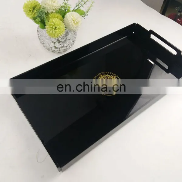 Best Selling Hot Bending Black Acrylic Tray photo-2