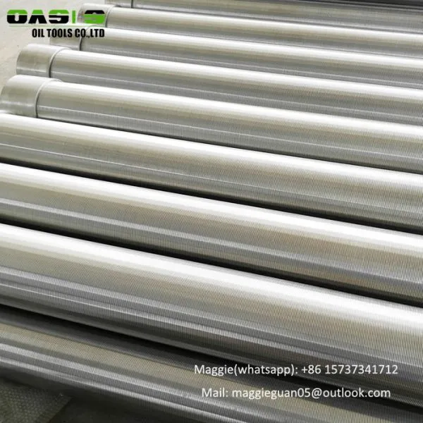 OASIS Stainless Steel Well Water Screens Johnson Type Sand Control Rod Based Well Screen
