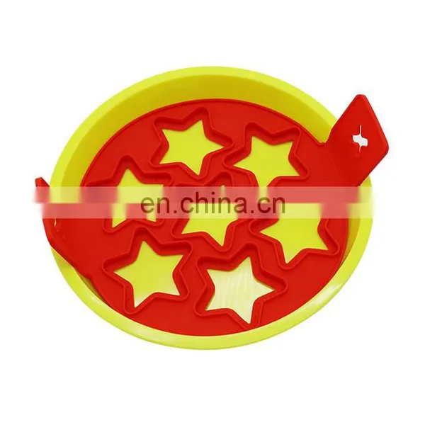Customize Silicone Star Shaped Fried Egg Ring Omelette Egg Ring Pancake Poach Mold photo-5