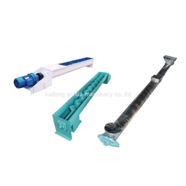 Small Grain Conveying Screw Inclined Elevator Machine