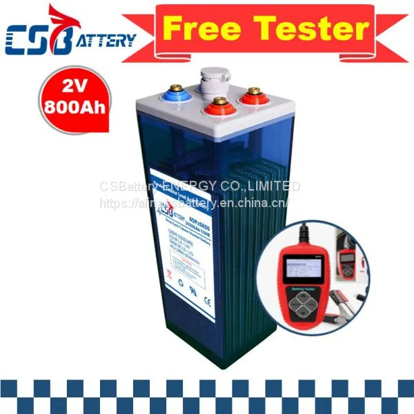Csbattery 2V200ah Deep Cycle Opzs Battery for High-Recombination-Efficiency/VFD-Systems/Stationary/Renewable/Ali photo-2