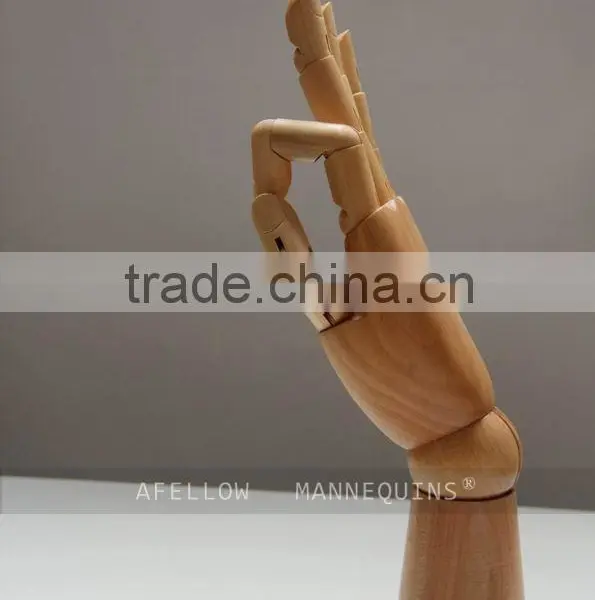 Male Female Wooden Display Hand for Jewelry Display photo-2