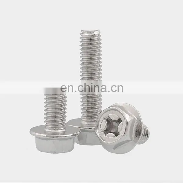 Factory Stock Stainless Steel 304 316 Polished Hex Head Bolt Flange M12*40 photo-3