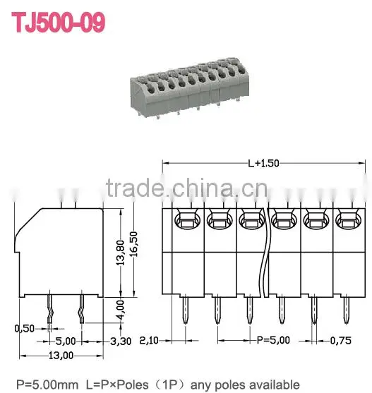 Spring Wire Connector Electric Terminal Blocks for Frequency China Supplier photo-2