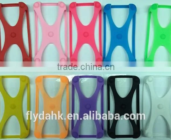 New Siliocne Protective Ring Silicone Elastic Universal Phone Case photo-4