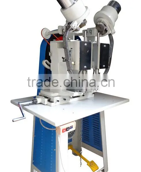 HAS VIDEO 195 Cycles Per Minute 2 Heads Paper Bag Rope Through Hole Fixing Making Machine photo-2