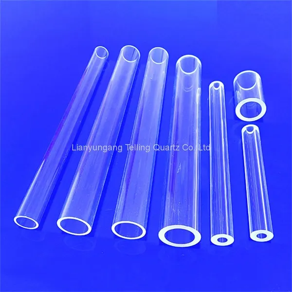 Custom High Temperature Quartz Glass Tube Transparent Quartz Tube photo-5