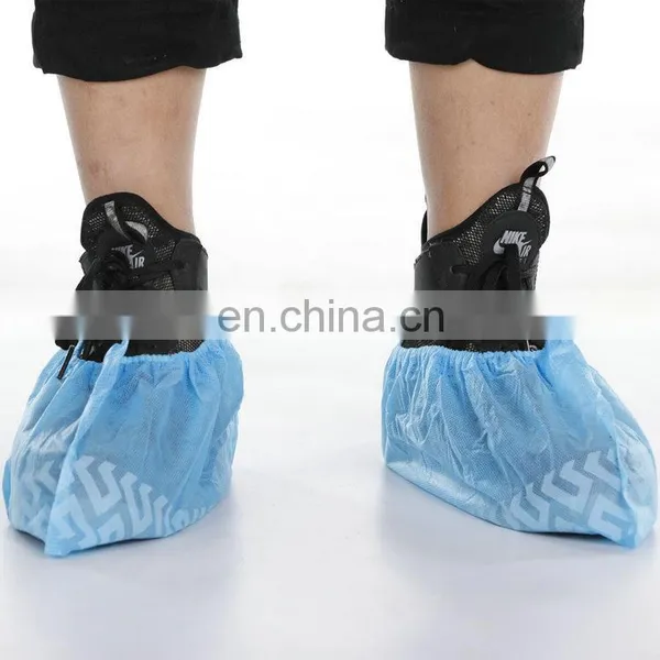 Wholesale 17x41CM Disposable Water Resistant Anti-skid Thick Durable Non-wowen Shoe Covers photo-3