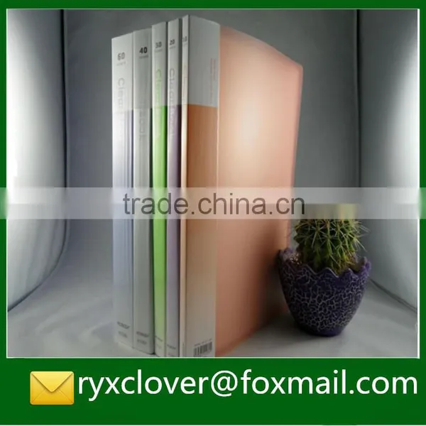 A4 Clear Customize Plastic Sheet Folder Display Book Quality Choice photo-2