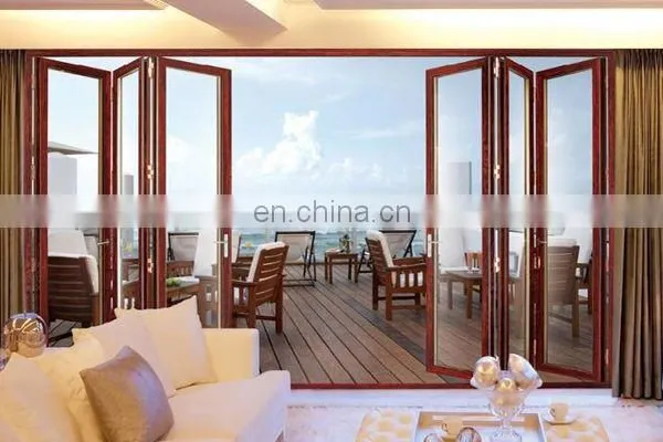 Hot Sales High Standard Aluminium Transparent Partition Soundproof Insulated Accordion Malaysia Patio Pella Room Divider Glass photo-2