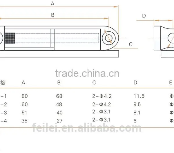 Unique Switch Cubicle Hinge With RoHS CE Guarantee photo-6