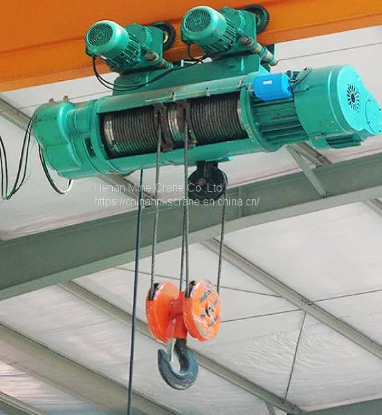 Low Head Room Wire Rope Electric Hoist photo-3