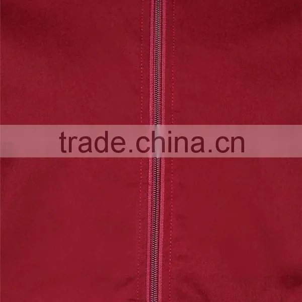 2017 Printed Sleeve Men's Bomber Jackets Red Plain Body photo-4