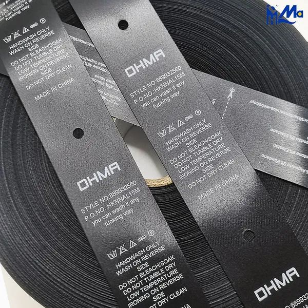 Satin Clothing Labels: Soft Wash Care for Delicate Fabrics