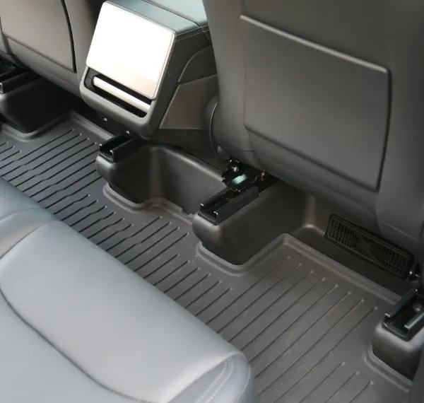 OEM-Compatible PP Seat Feet Protective Covers for 2025 Tesla Model Y Juniper - FH25039700 5-Piece Anti-Scratch Set photo-2