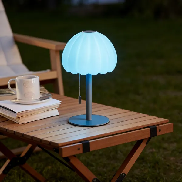 Remote & Touch Control 16 RGB Color Changeable Rechargeable Plastic Modern LED Desk Lamp for Bedroom Home Restaurant Use photo-4