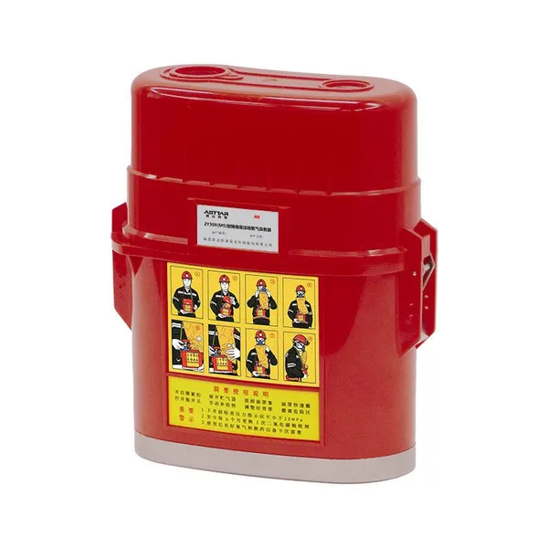 ZY30X(MS) Isolated Compressed Oxygen Self Rescuer 30 Minutes Rated Protection Time With Digital Pressure Gauge