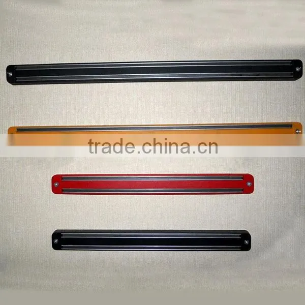 In-stock Factory Price Stainless Steel +PP Kitchen Magnetic Knife Storage Strip Logo Laser Magnetic Knife Holder photo-3