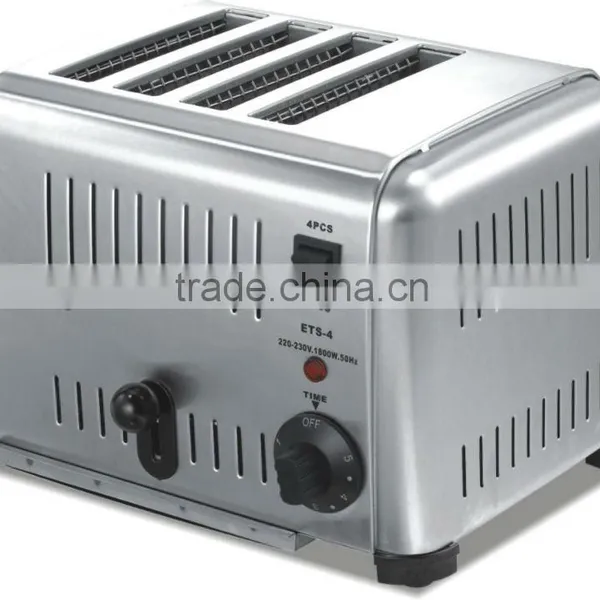 electric 4 slice long slot toaster machine